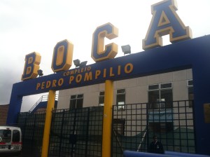 One of the highlights: The famed Boca stadium in the La Bocas neighorhood.